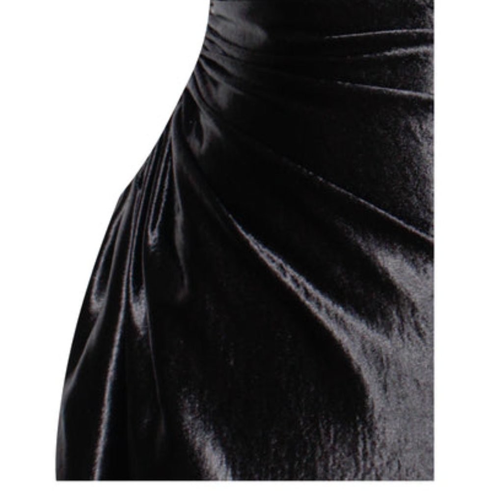 Callie Lives Blinding Love: Sleeveless Cami Cowl Neck Golden Yellow Slip Dress L - Picture 11 of 12